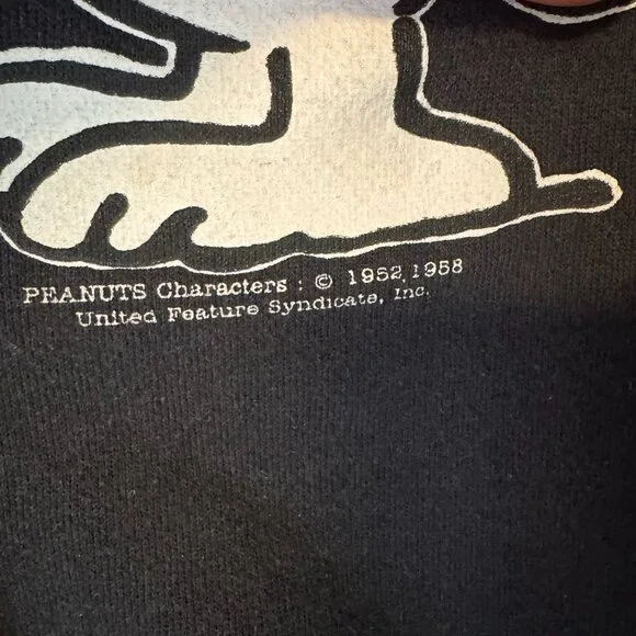 Rare Vintage Peanuts Lucy, Snoopy and Woodstock Sweatshirt XL Collectible - Picture 3 of 5